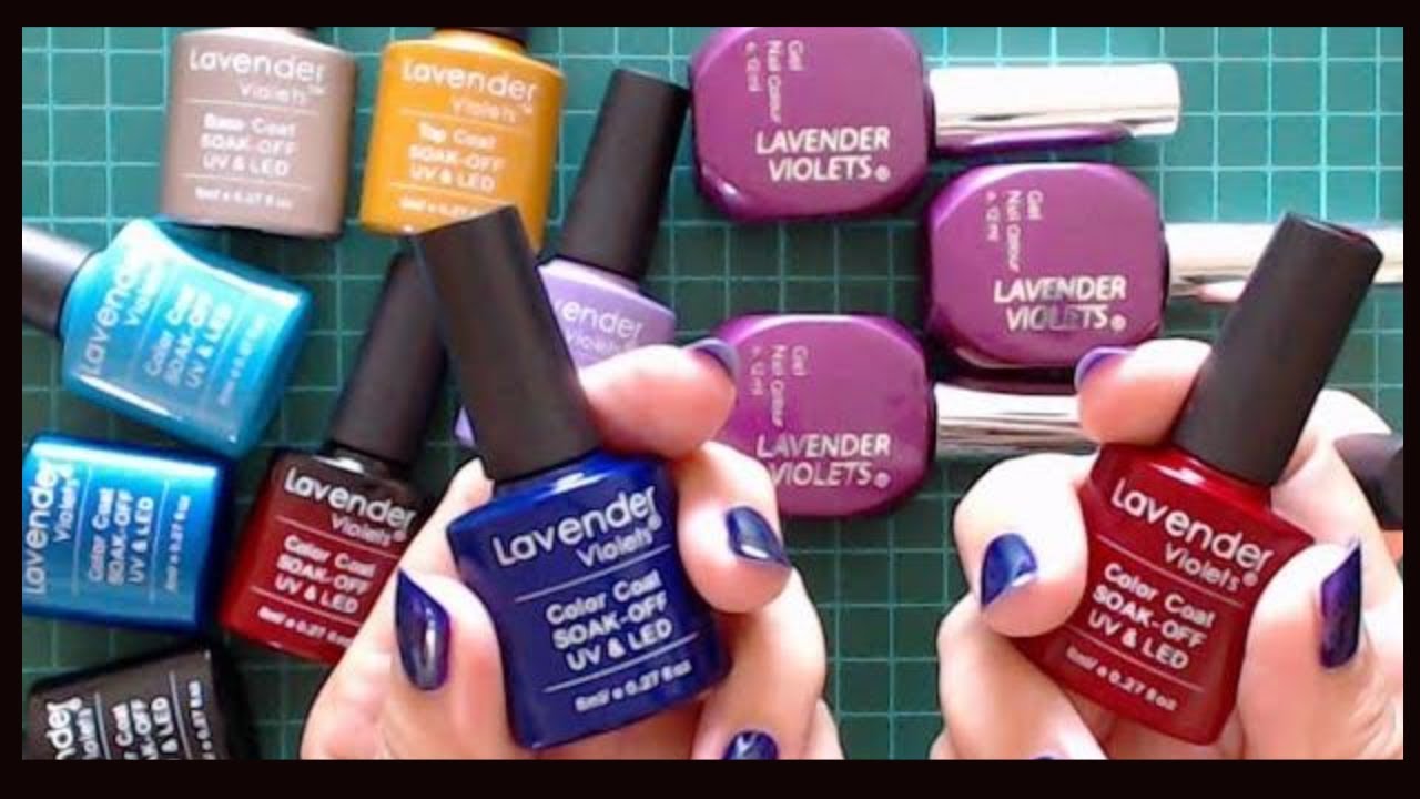 Lavender Violets Gel Nail Polish - UV LED Soak off nail polish that really works..