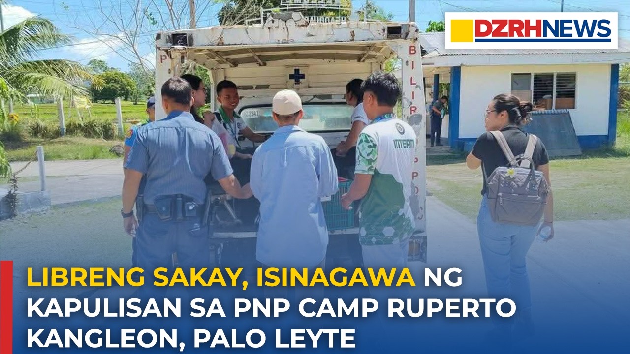 Libreng sakay, isinagawa ng mga kapulisan sa PNP Camp Ruperto Kangleon Palo, Leyte