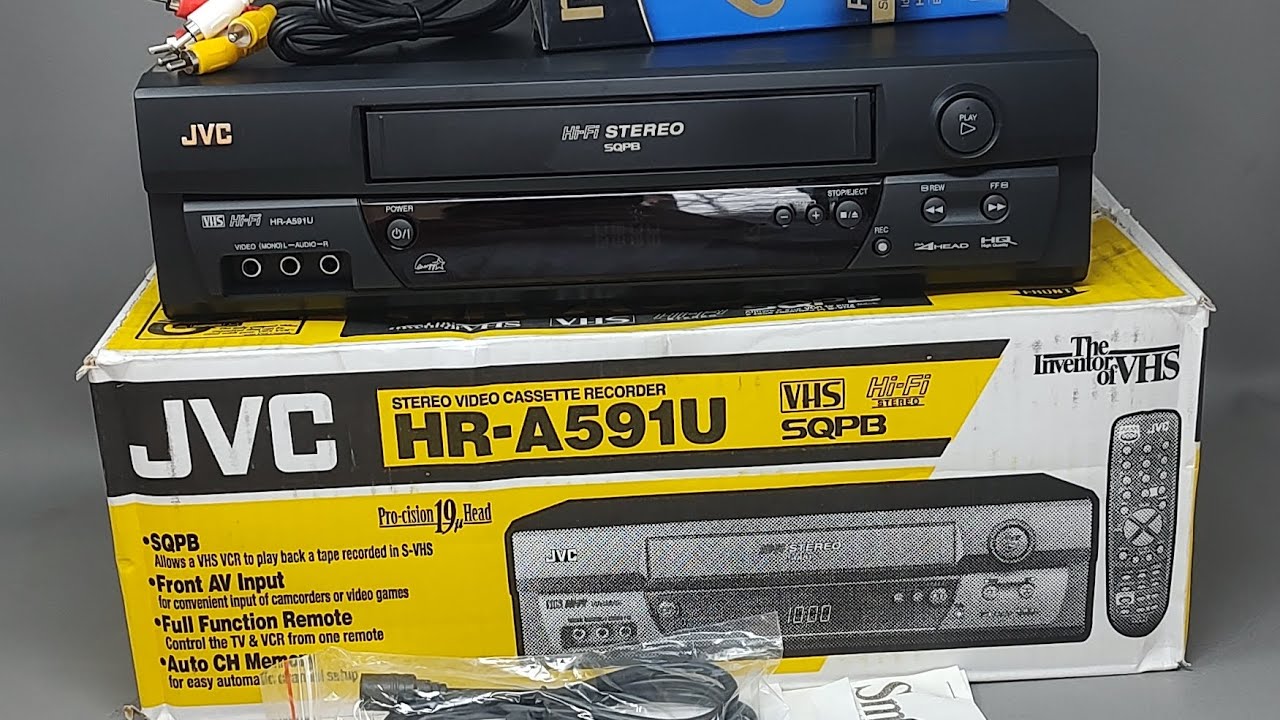 JVC HR-A591U VCR VHS Player Test Video 