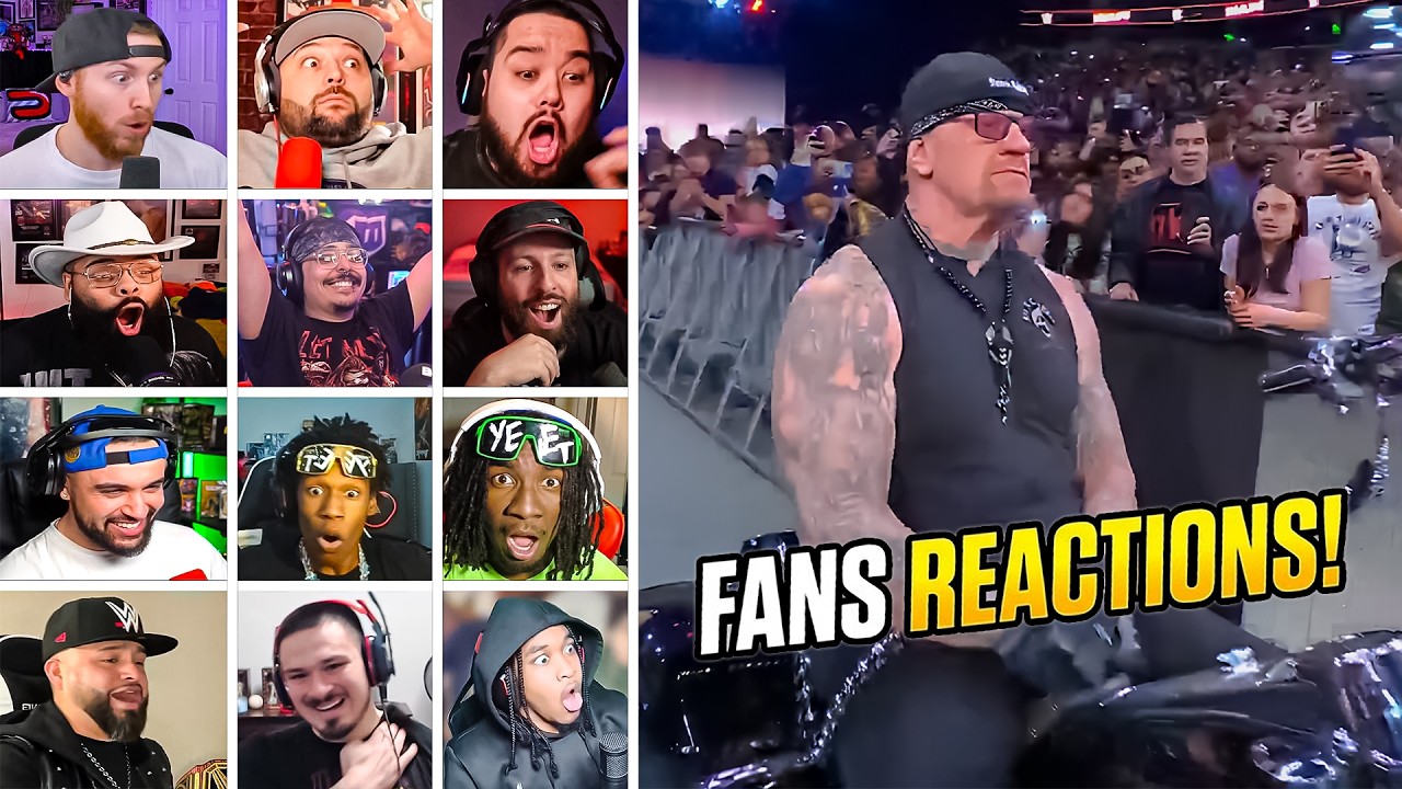 WWE Fans Shocking Reactions! Undertaker Returns | #wwe #wweraw #ajstyles #undertaker