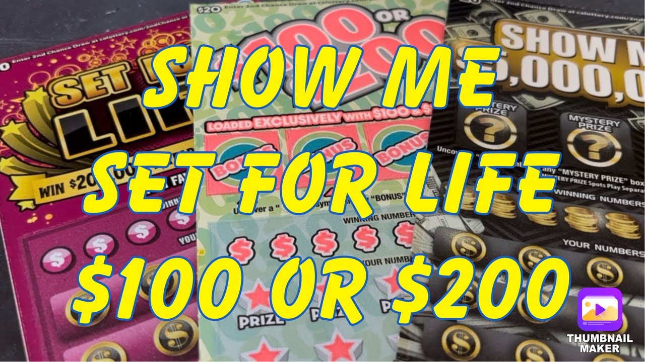 Show Me ‼️ Set for Life ‼️ $100 or $200 #california #lottery #scratchers #shortvideo #win 