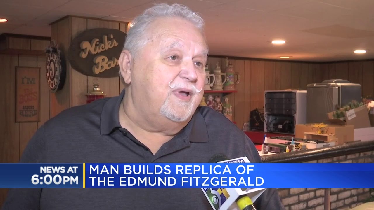 Man builds replica of Edmund Fitzgerald