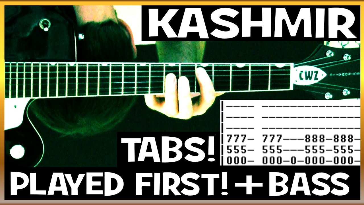 Kashmir Tab Led Zeppelin Tabs & Guitar Chords / Guitar Lesson