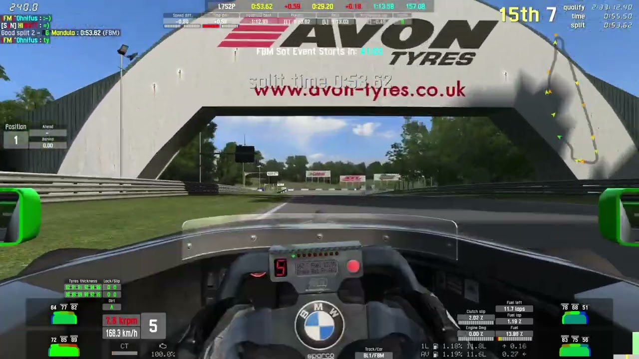 MRc FBM Saturday 2025 - Round 46 (BL1) | Live for Speed [LIVE onboard]