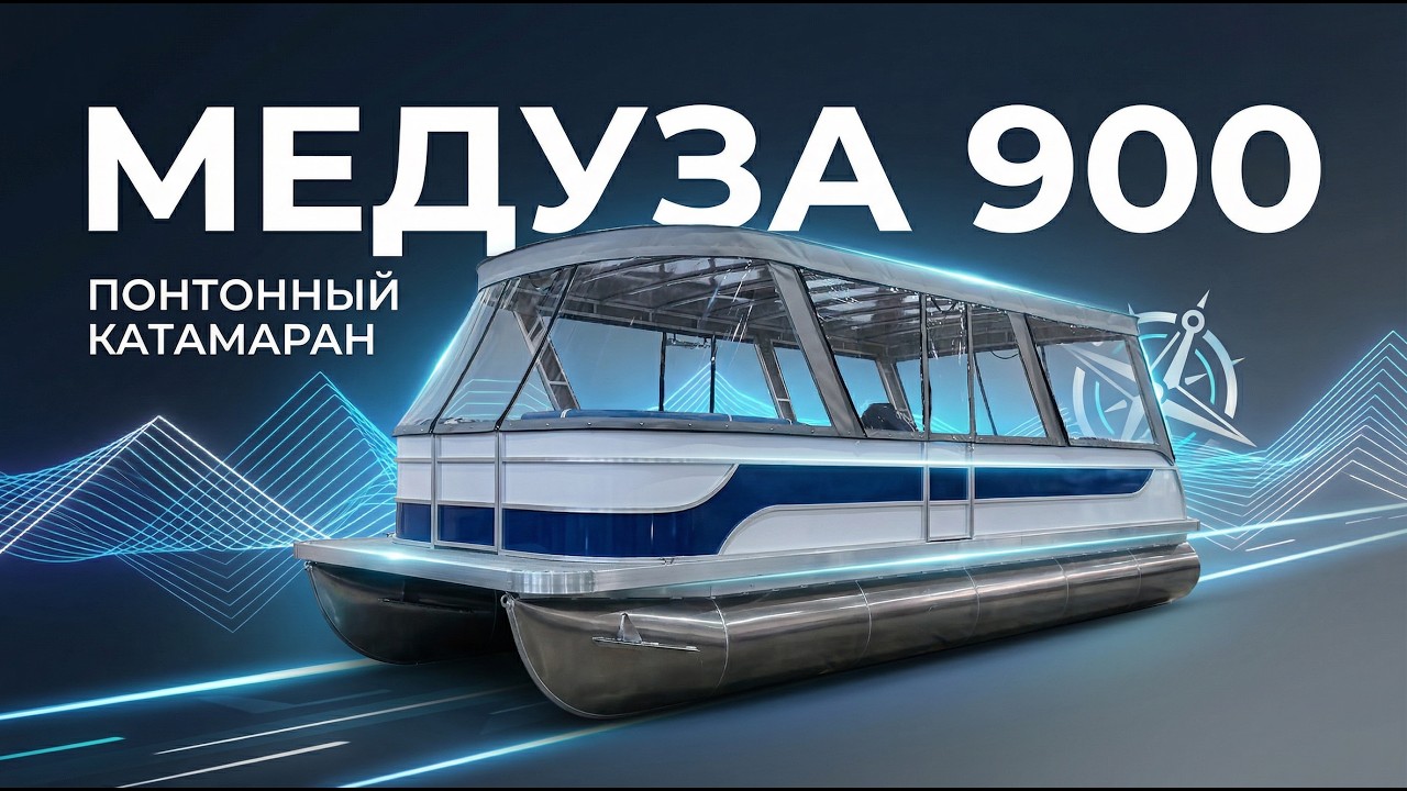 Понтонный катамаран «Медуза 900»