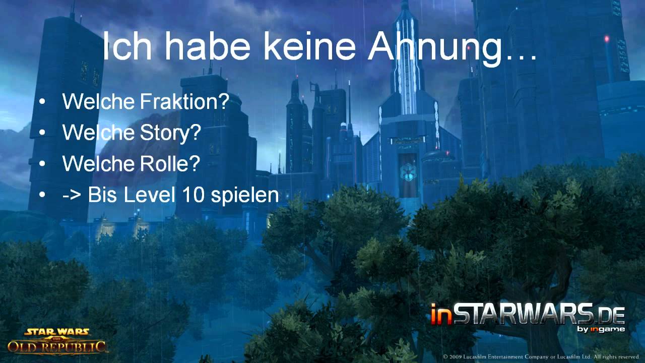 SWTOR Einsteigerfragen: Klassenwahl HD