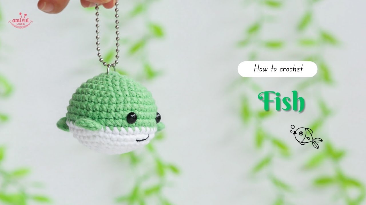 #015 | Fish Amigurumi | Keychains | How To Crochet Animals Amigurumi | @1-minami