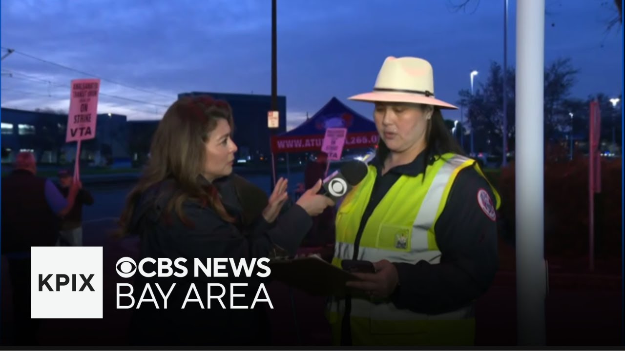 Santa Clara VTA light rail, buses shut down as workers go on strike