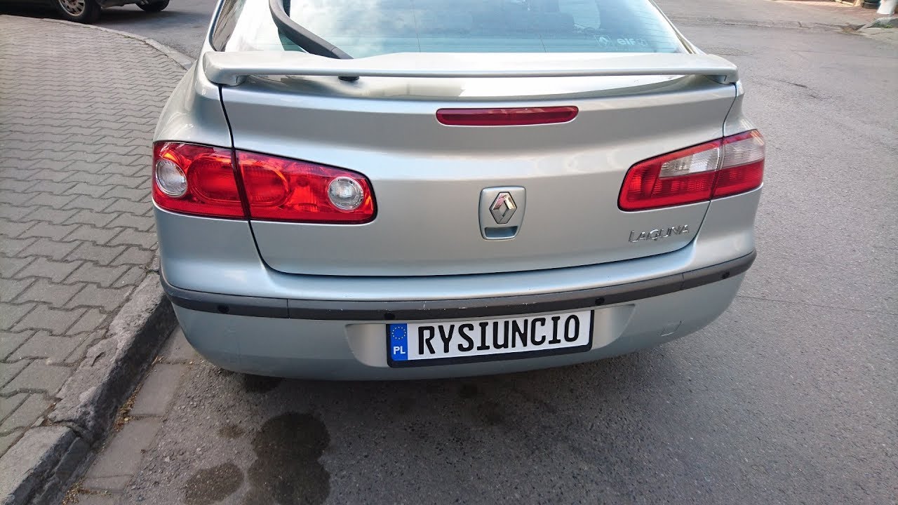 Wymiana lamp z tyłu na poliftowe w Renault Laguna II