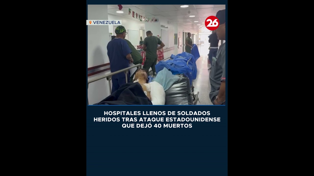 🇻🇪 VENEZUELA | Hospitales llenos de militares heridos tras ataque de EEUU