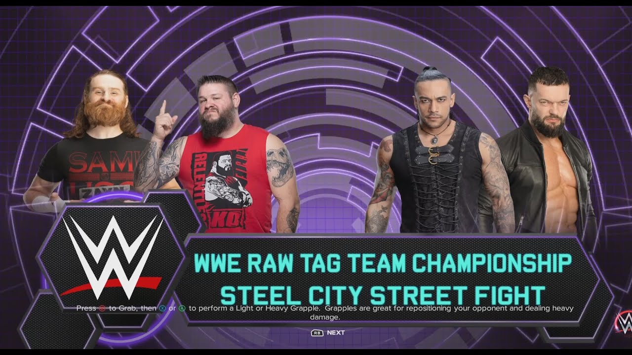 WWE 2K23 - Kevin Owens and Sami Zayn (c) vs The Judgment Day - Payback (2023)