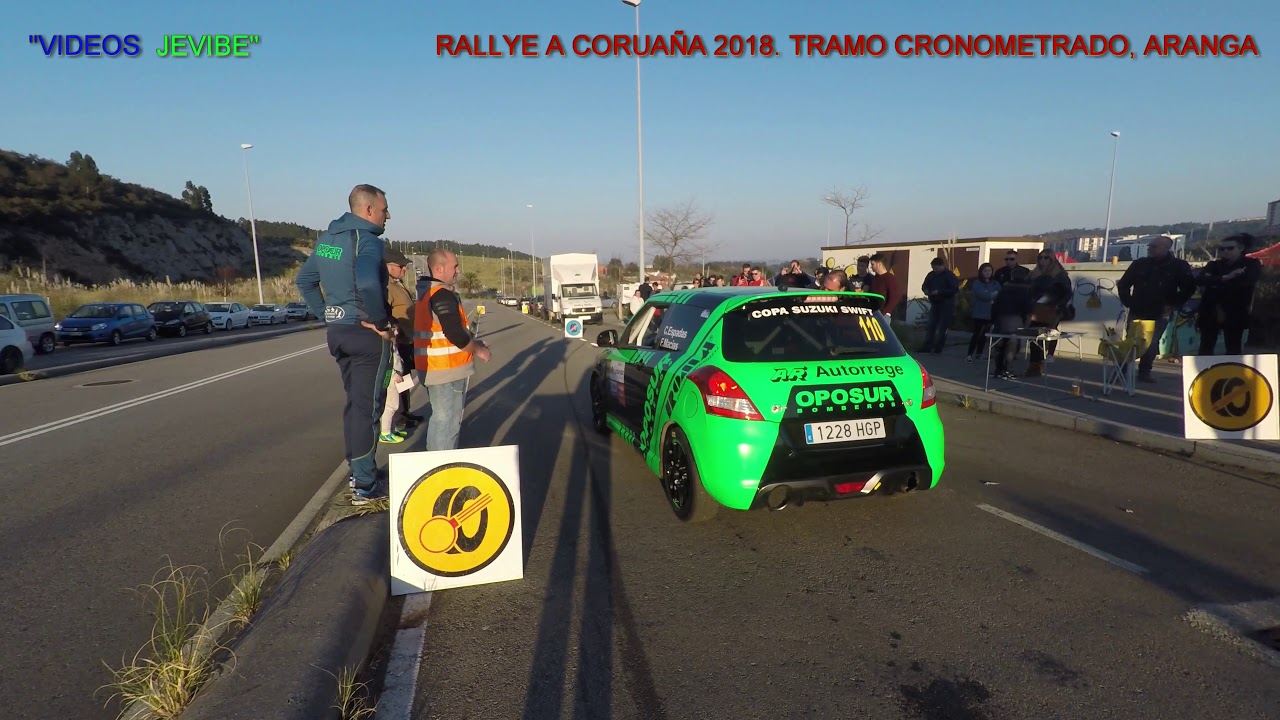 RALLY 2018 A CORUÑA, TRAMO CRONOMETRADO, PROCEDIMIENTO.