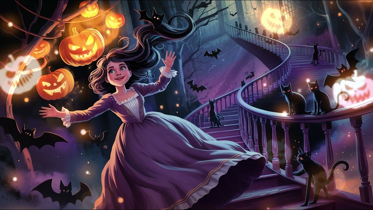 The Spooky Tumble 🎃👻 | Playful Halloween Waltz Instrumental