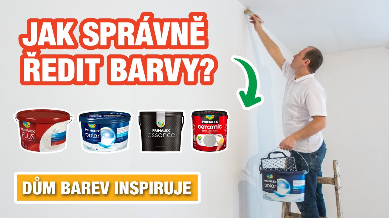 Jak spr&aacute;vně ředit barvy? | Dům barev
