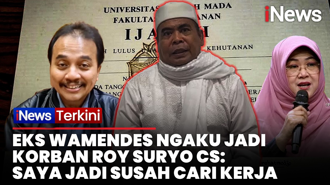 Eks Wamendes Paiman Blak-blakan! Ngaku Jadi Korban Roy Suryo Cs: Saya Susah Cari Kerja