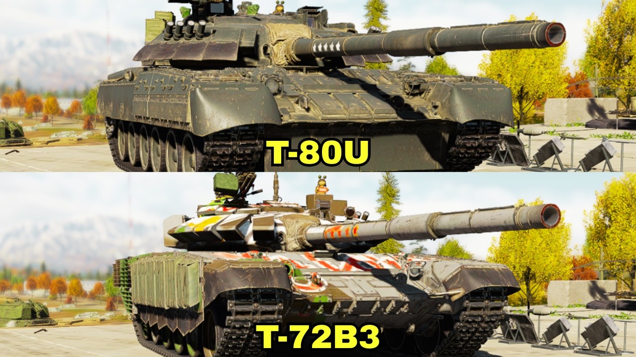 T-80U vs T-72B3: Which Russian MBT is ACTUALLY Better?