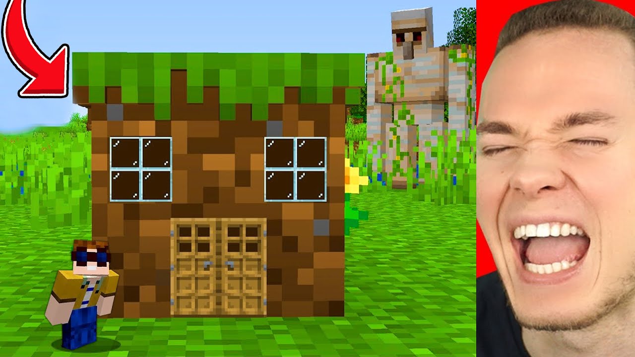 Ich PRANKE FREUND mit MINI HAUS BLOCK... 😂 (Minecraft)