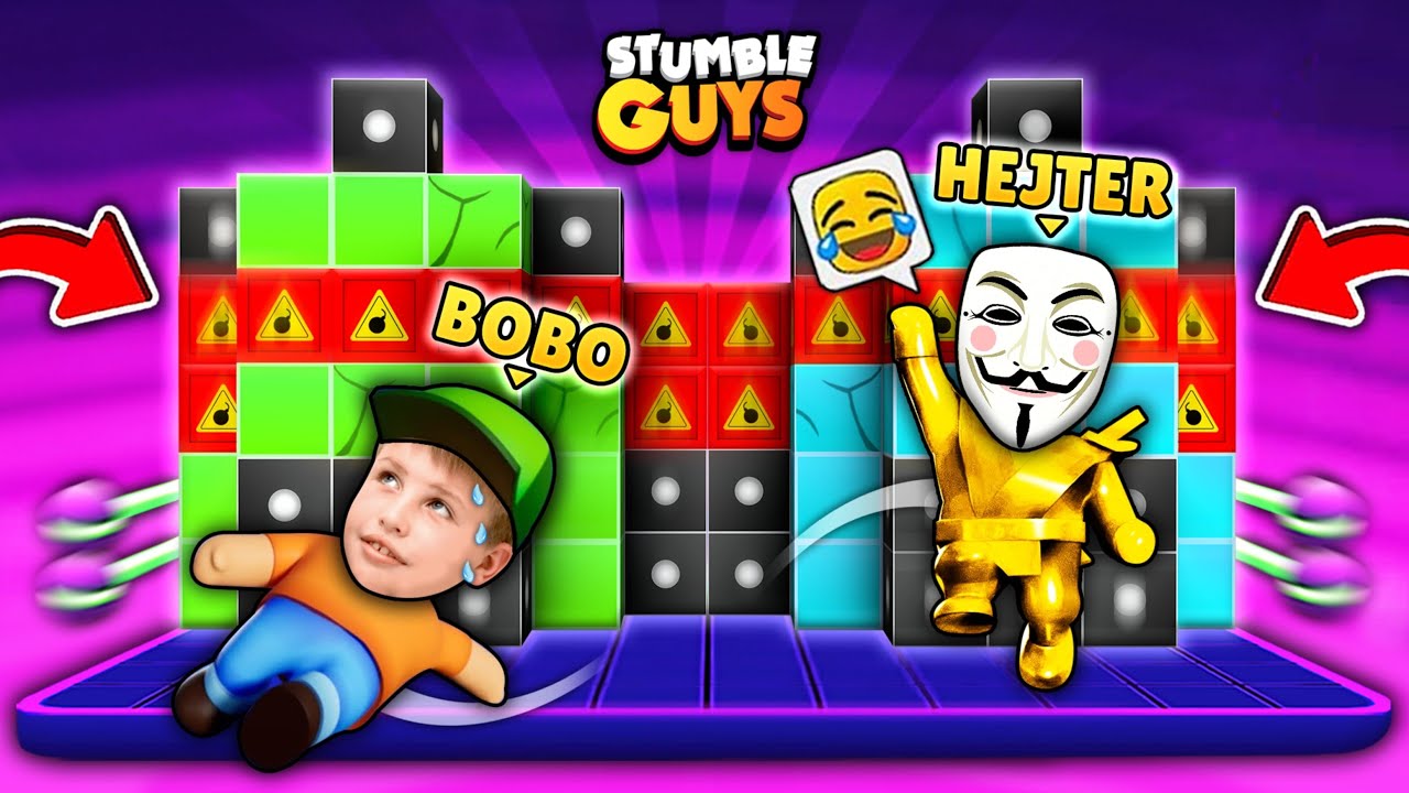 BOBO vs NAJTRUDNIEJSZY EGZAMIN (od HEJTERA) 😡 w Stumble Guys! 😂 *WKURZYŁ SIĘ*
