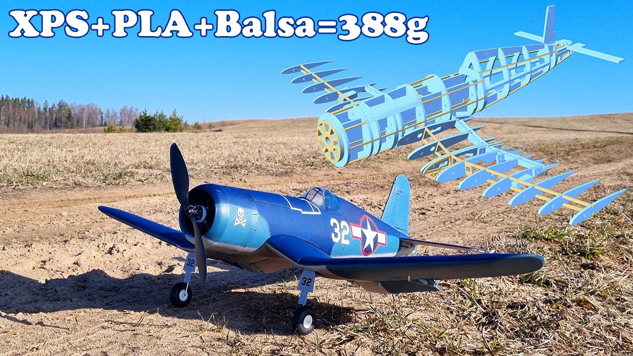 F4U Corsair RC plane build