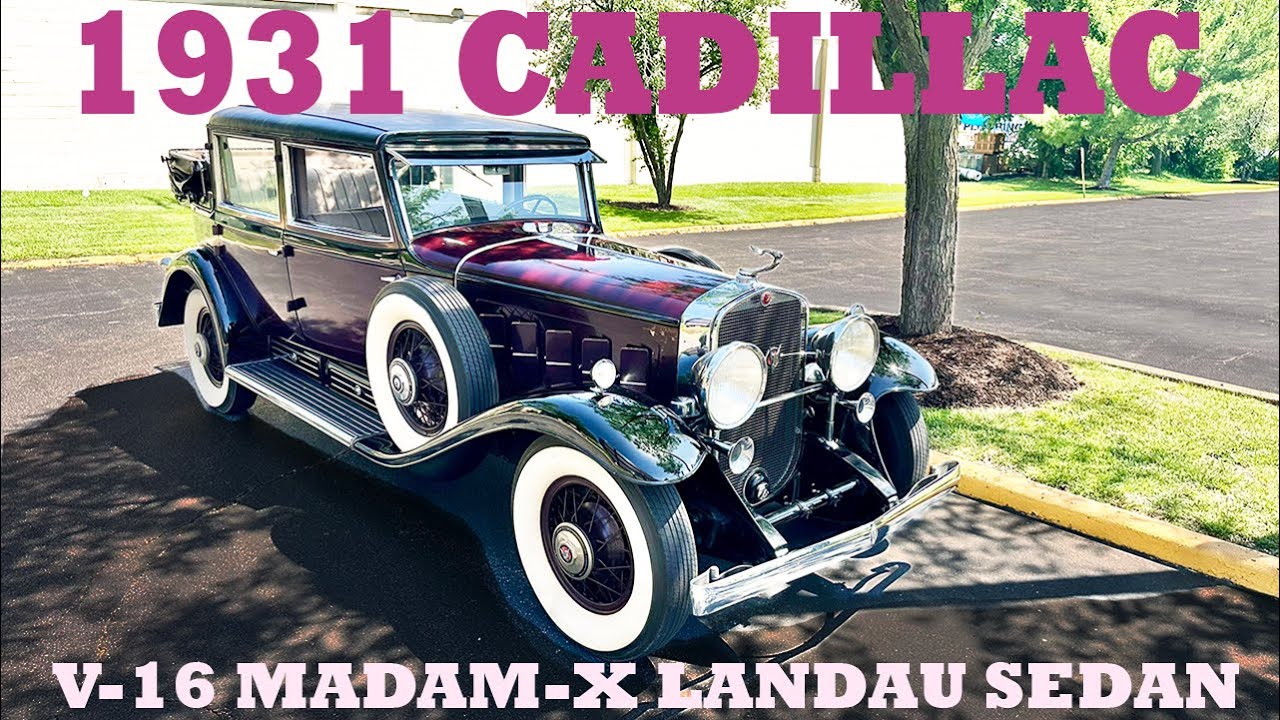 1931 CADILLAC V-16 MADAM-X LANDAU SEDAN