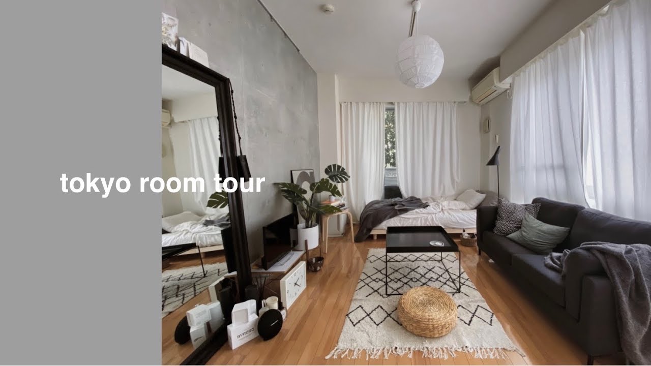 【ルームツアー】都内在住27歳PRコンサルの8帖1K一人暮らし部屋／買って良かったモノ5選／IKEA, 無印, LOWYA etc. ｜my tokyo room tour
