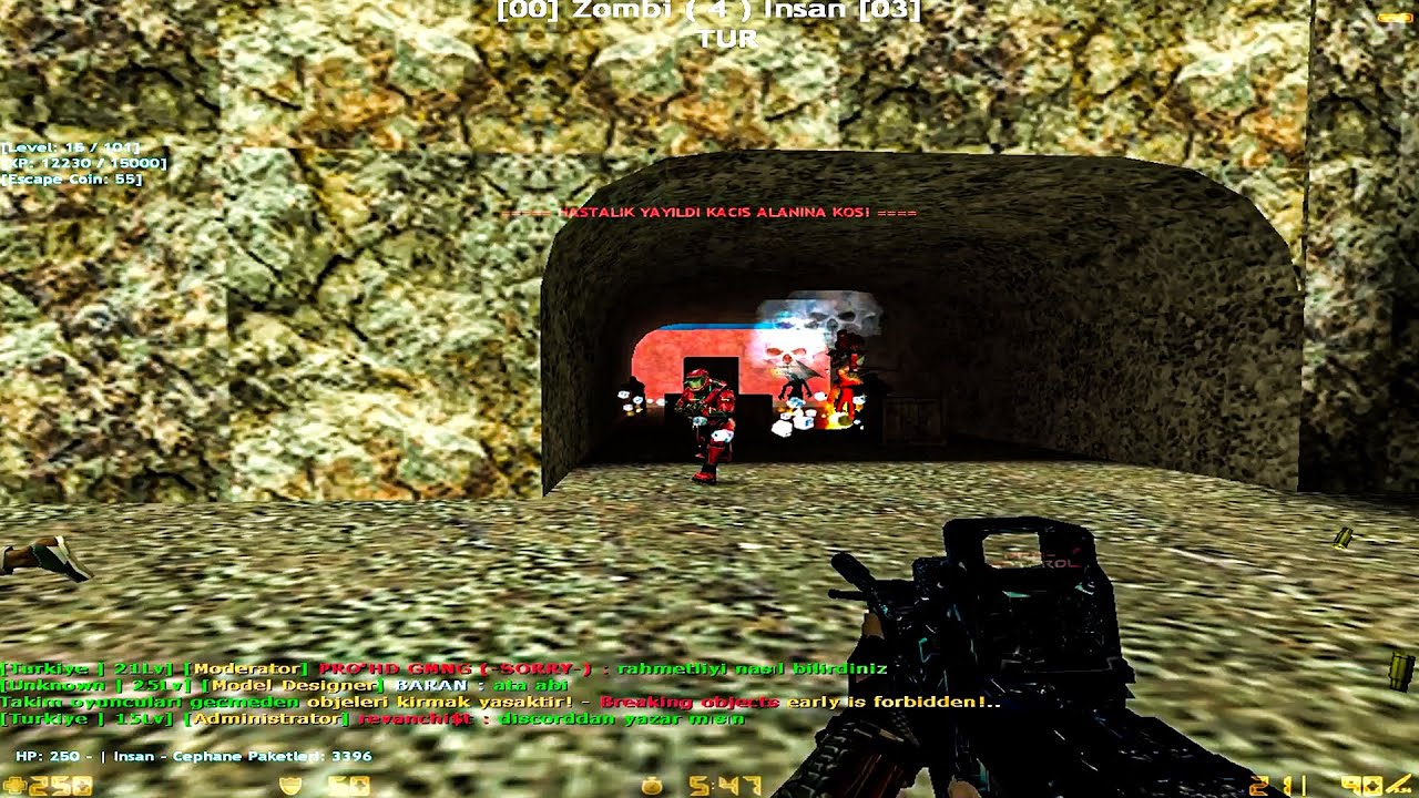 Cs 1.6 - Zombie Escape Mod - ze_lasthope_new - on PRO-F?TEROL Zombie Escape