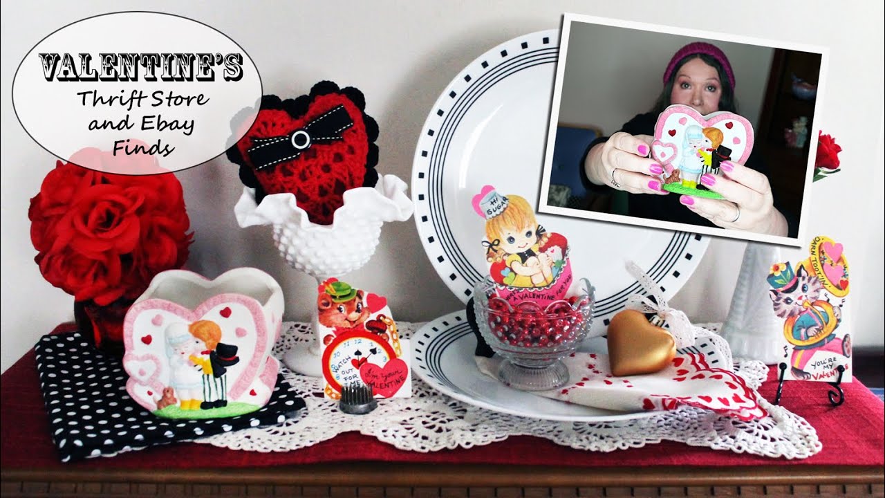 ❤️ Valentine’s Thrift Store and Ebay Finds - Vintage for Holiday Decorating