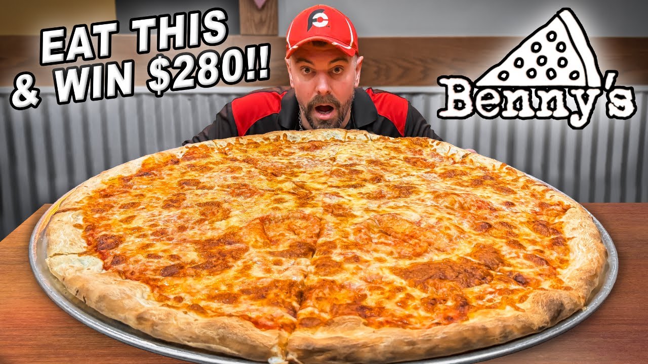 Win $280 by Beating Benny’s 28” Pizza Challenge Within 28 Minutes!!