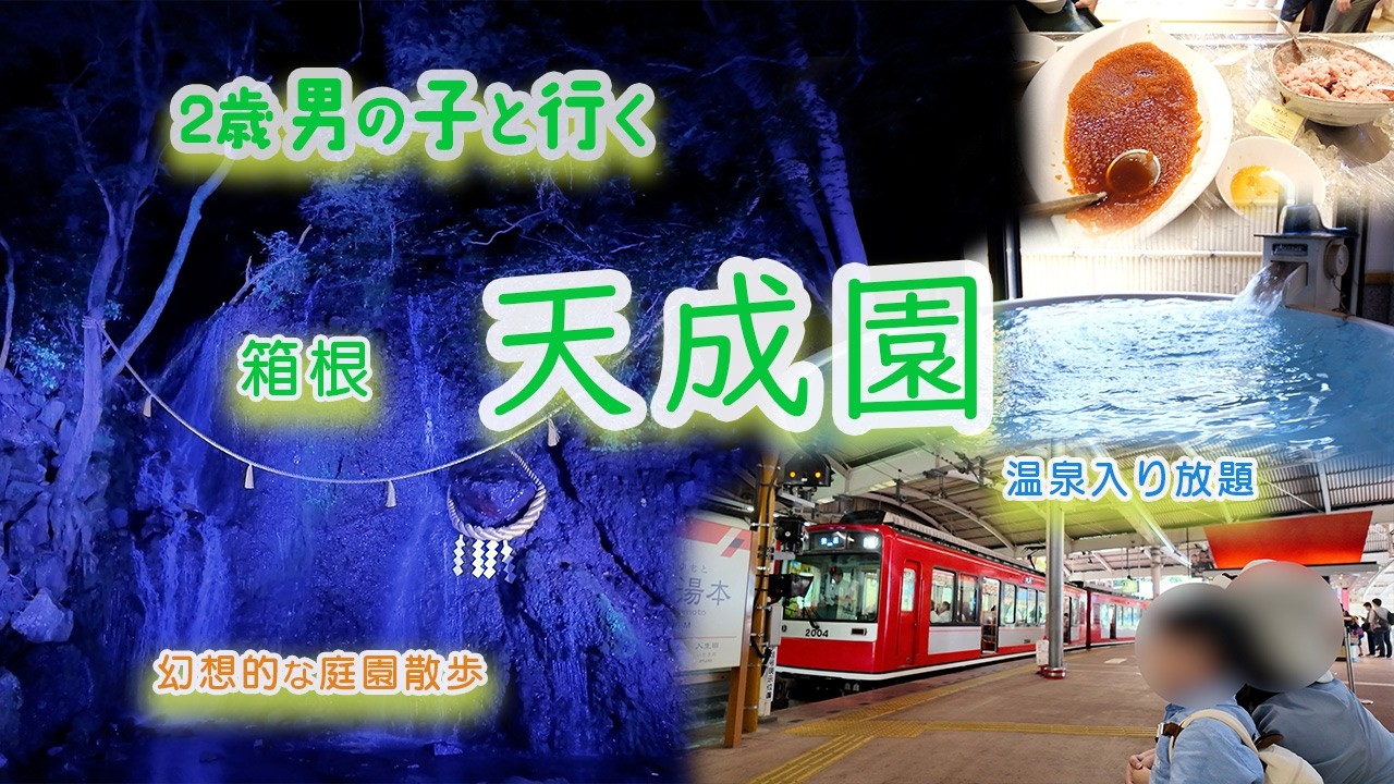 【2歳子連れ】箱根 天成園 宿泊(マー君と行く1泊2日箱根旅行)