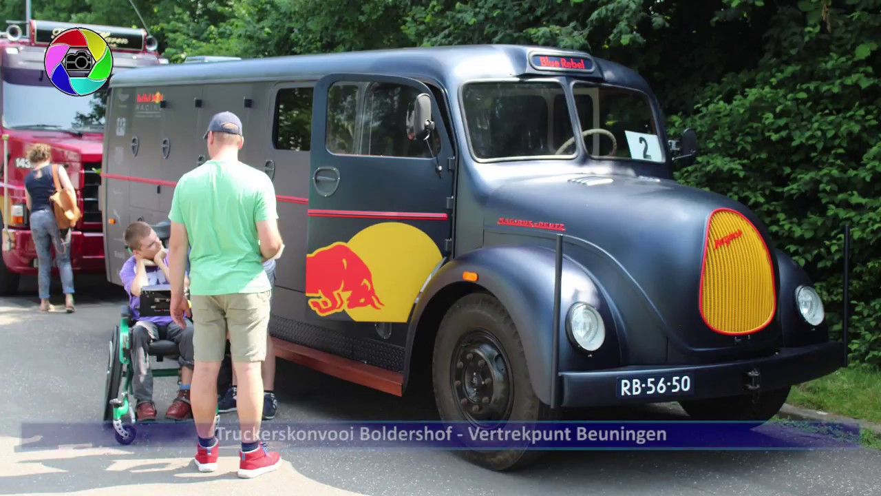 Beelden uit de Regio - Truckerskonvooi Boldershof 2018 Vertrek in Beuningen