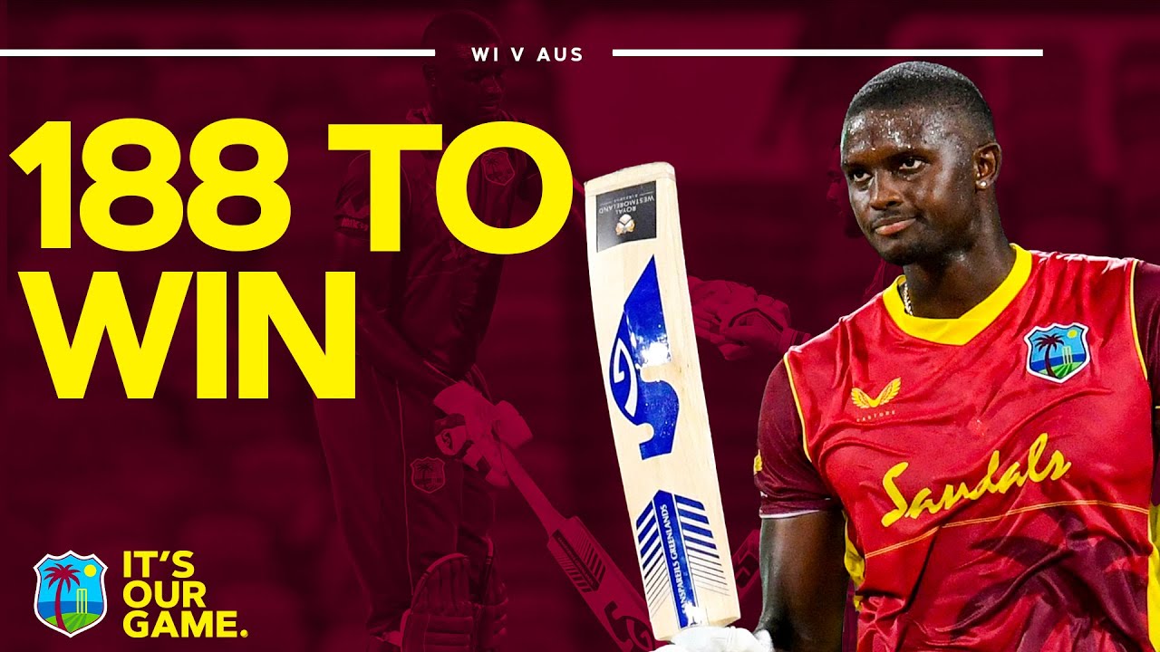 🏏 Holder and Pooran Batting Partnership IN FULL | 188 To Win | West Indies v Australia