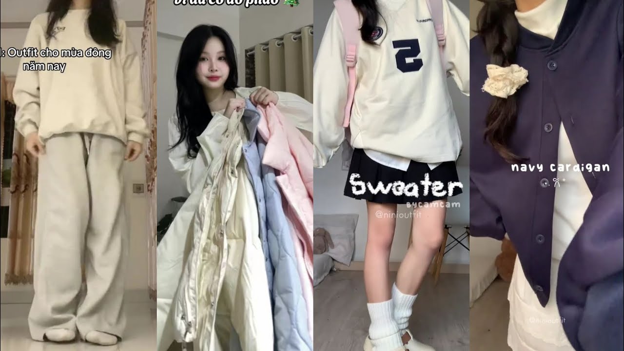[Shopee Haul] Tổng hợp những mẫu sweater, &aacute;o len cardigan, &aacute;o kho&aacute;c phao si&ecirc;u xinh cho m&ugrave;a đ&ocirc;ng n&agrave;y❄