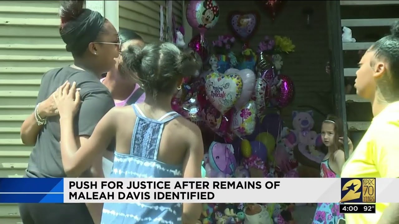Push for justice after remains of Maleah Davis identified