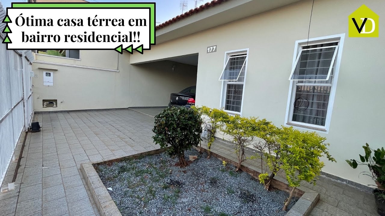 Ótima casa térrea à venda em bairro residencial!!