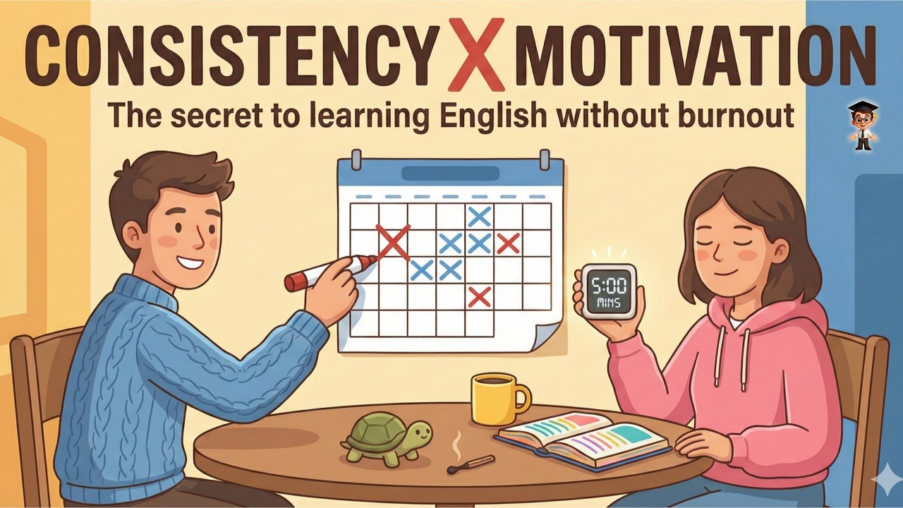 Consistency vs Motivation | Real English Conversation | English Podcast