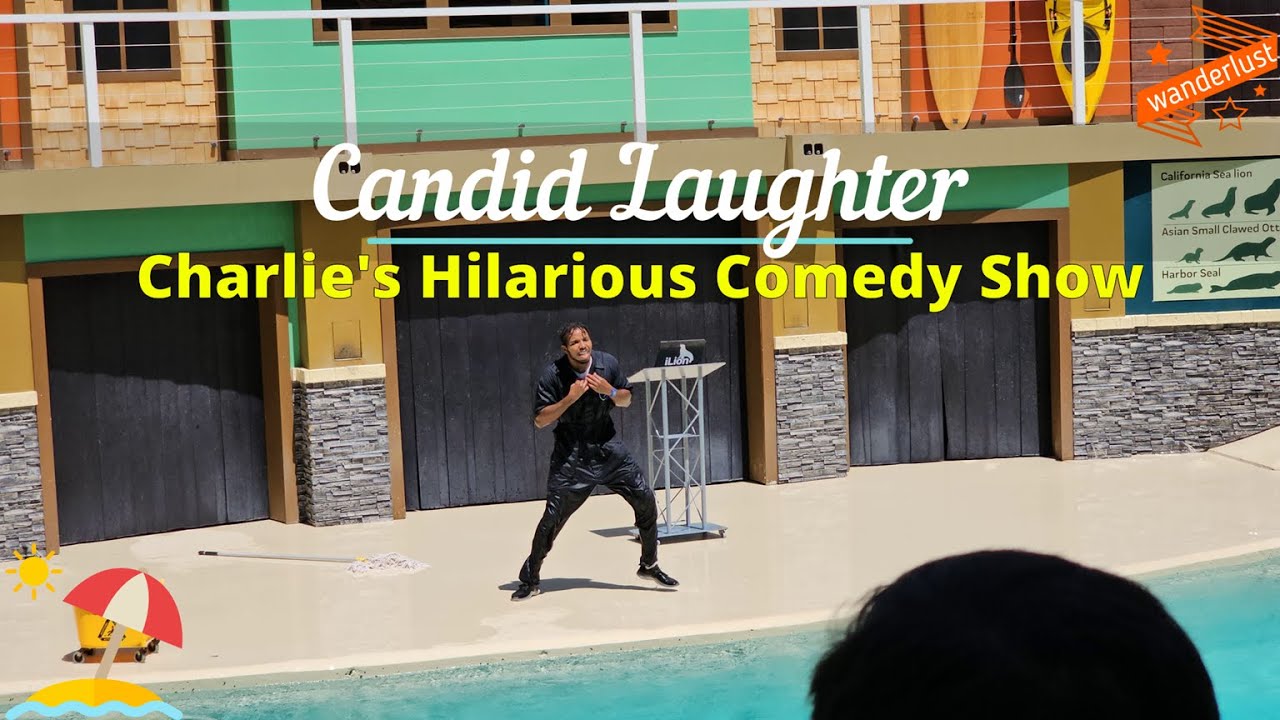 Candid Laughter | Charlie's Hilarious Comedy Show at SeaWorld San Antonio | Laughter Galore | 4K