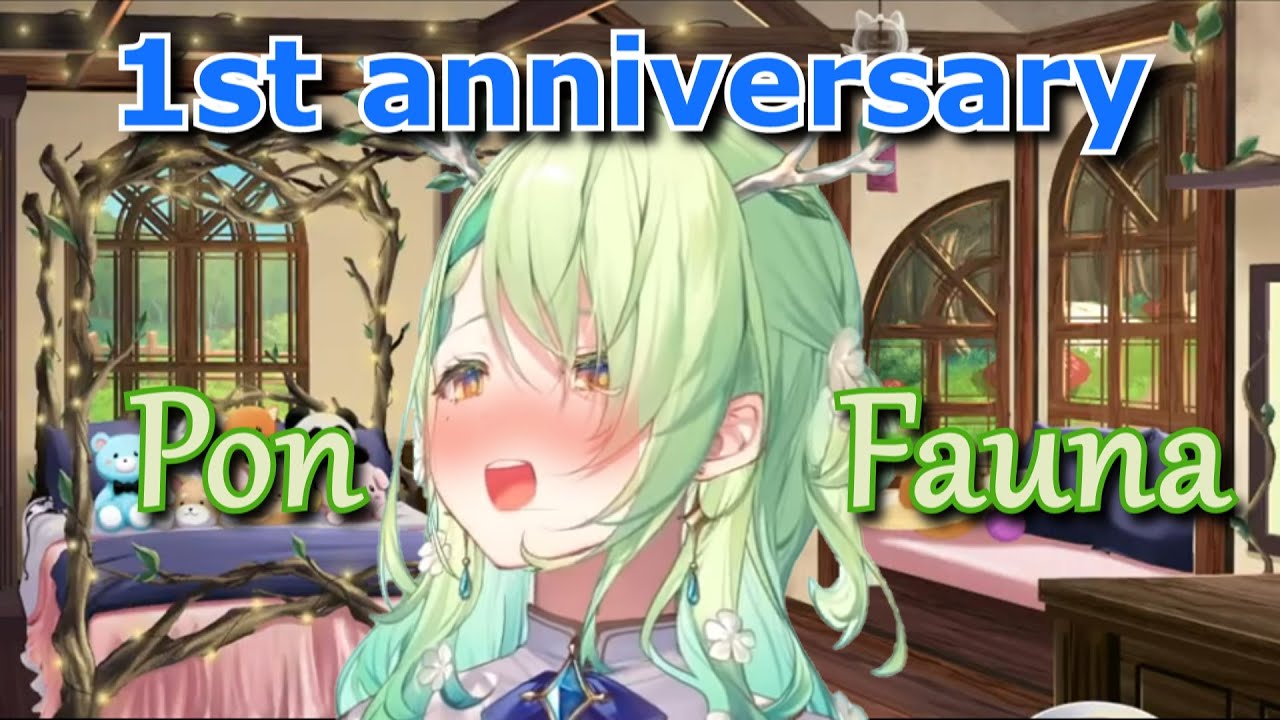 [1st Anniversary] One year of cute clumsy kirin Fauna !