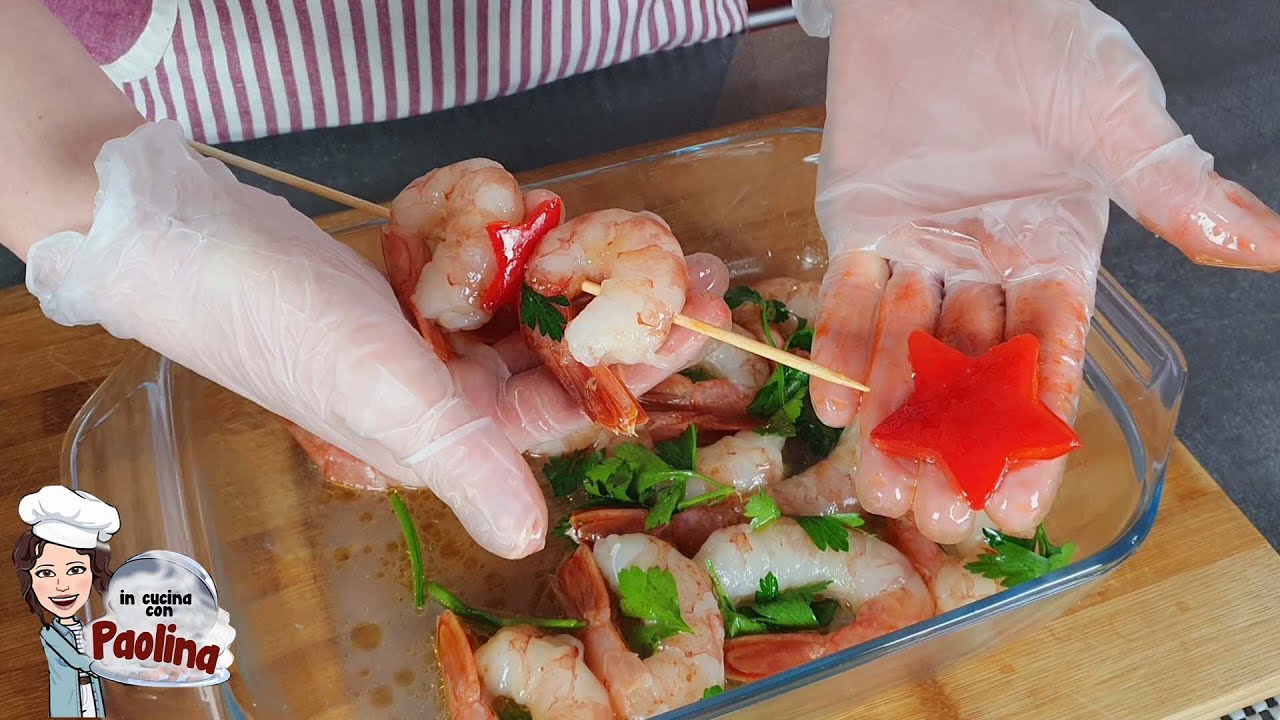 ИДЕЯ ДЛЯ РОЖДЕСТВЕНСКОЙ ЗАКУСКИ.🍤ШАШОЧКИ ИЗ КРЕВЕТОК с апельсиновым соусом