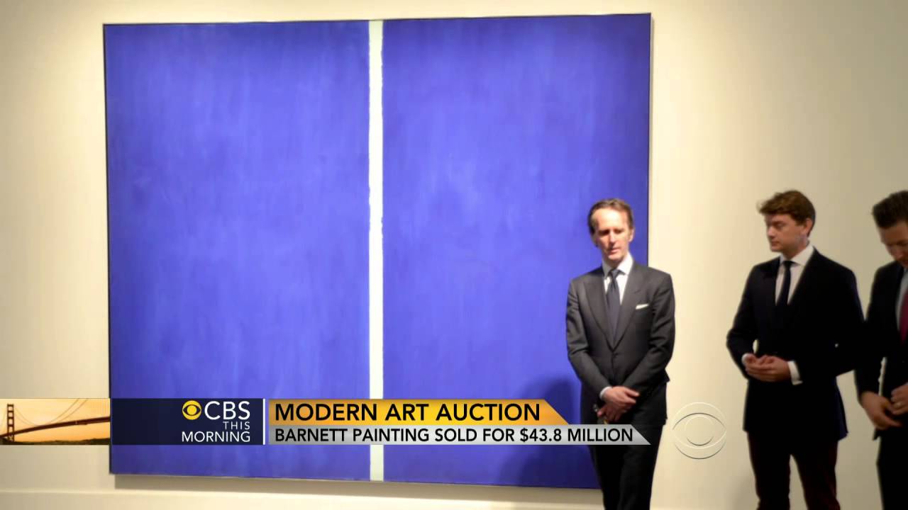 Barnett Newman painting sells for $43.8 million