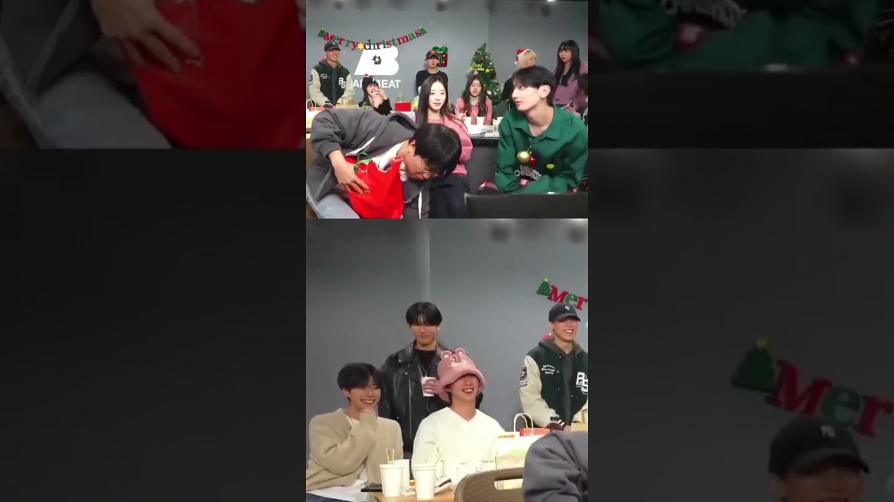 Suhwan's reaction to Gaeun 😤 