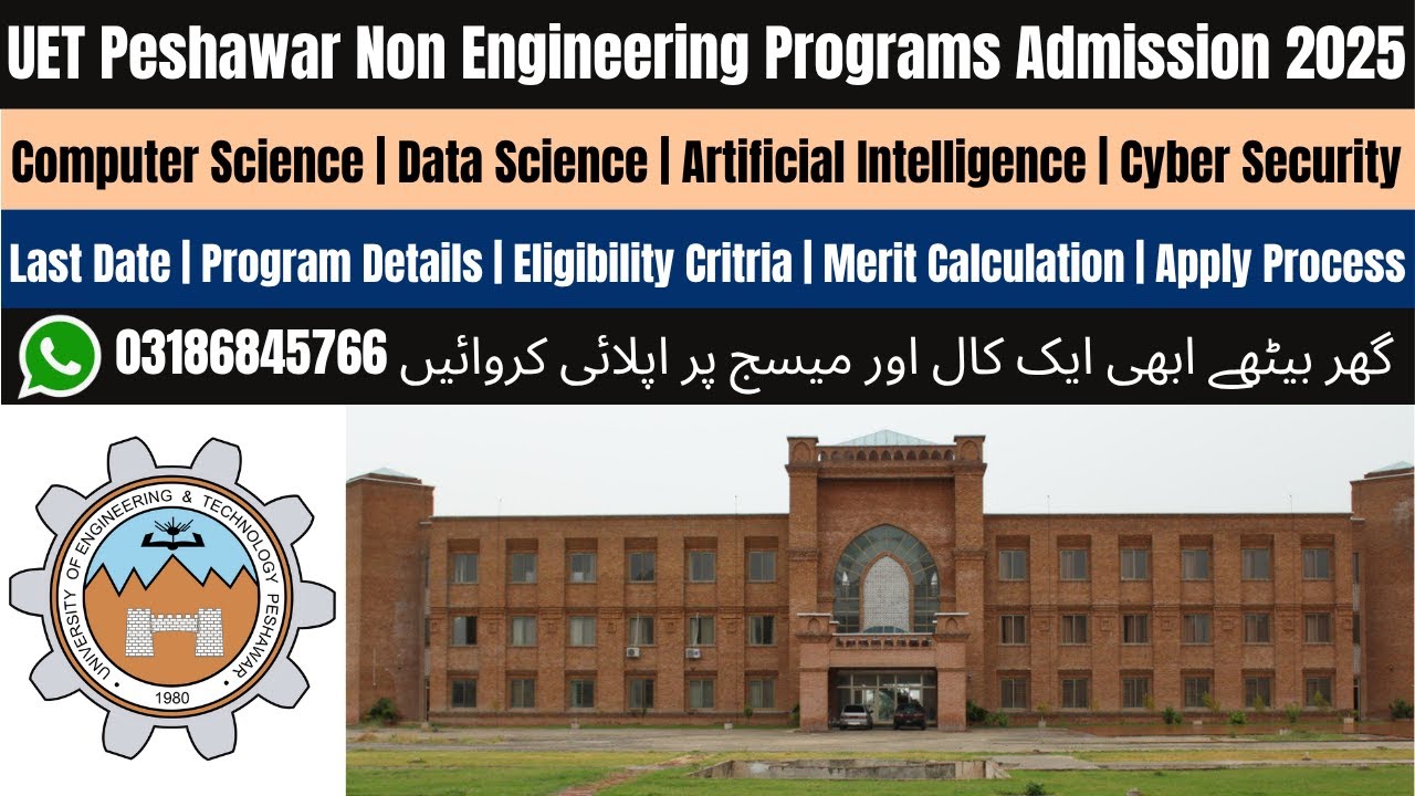 UET Peshawar Admission 2025 | UET Peshawar Fee Structure | Admission 2025 | UET Admission 2025