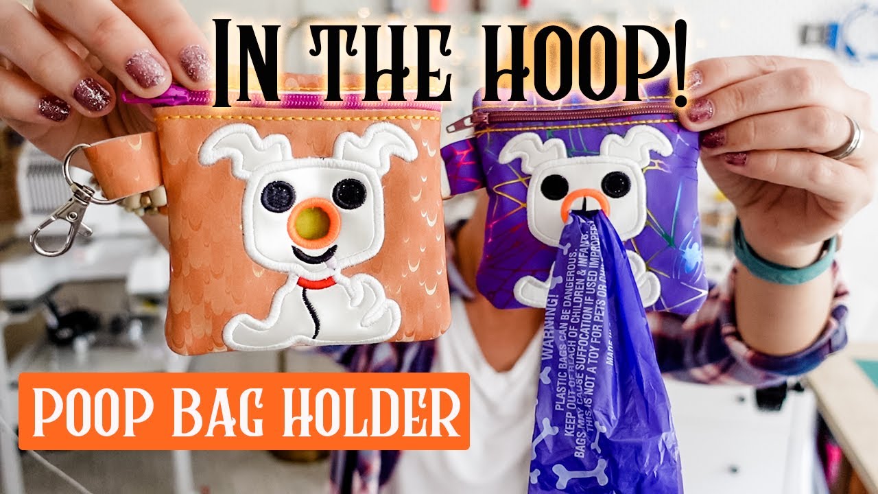 Get Ready To Make One For Everyone! In The Hoop Zip Pouch Dog Waste Bag From Off With Their Threads!