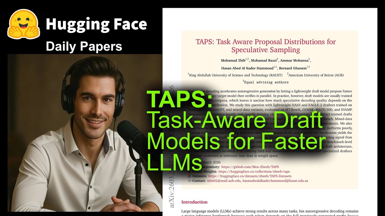 TAPS: Task-Aware Draft Models for Faster LLMs