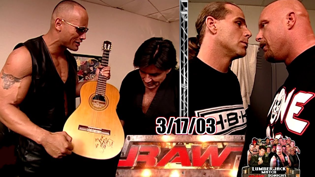 WWE RAW - 17 марта 2003 г. Полный разбор - Остин против Бишоффа - Рок мстит Остину и Харрикейну