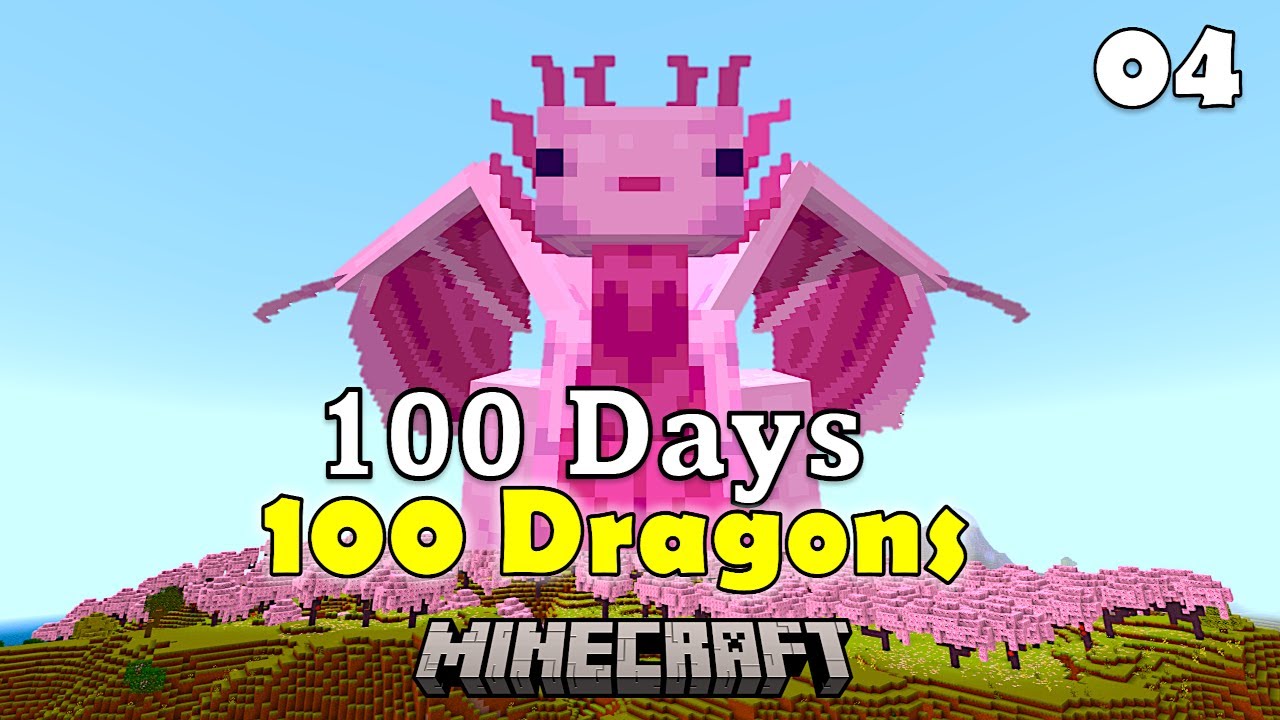 100 дней на приручение 100 драконов в Minecraft / Эпизод 04: СОЗДАНИЕ ДРАКОНОВ