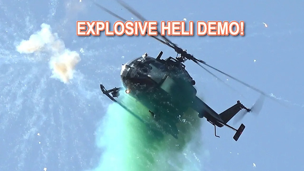 ▶️ Helicopter & Fireworks: Bo-105's Explosive Choreography at Sanicole 2025