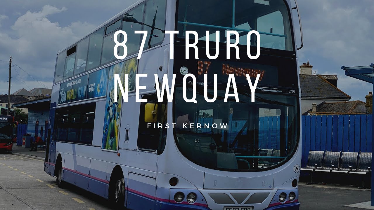Full route 87 Truro to Newquay First Kernow