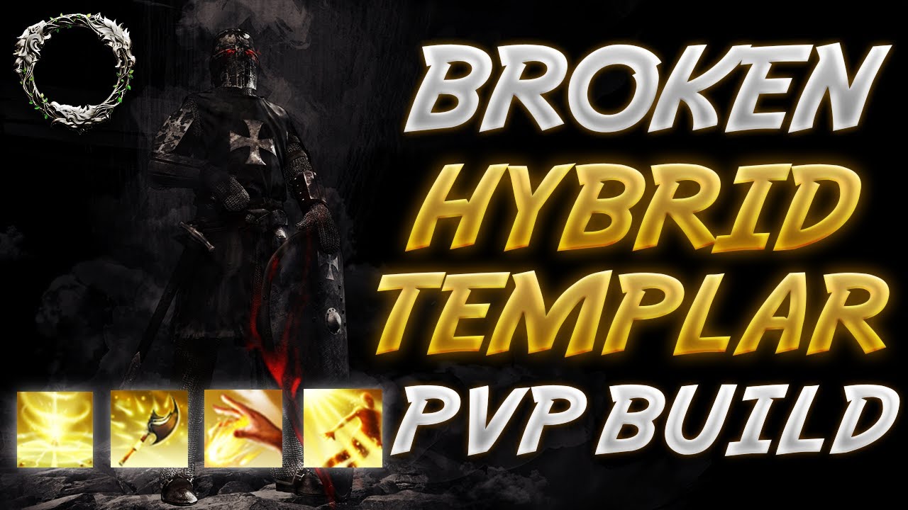 BROKEN Hybrid Templar PvP Build  ⚔ HIGH DAMAGE BUILD ⚔ | ESO High Isle