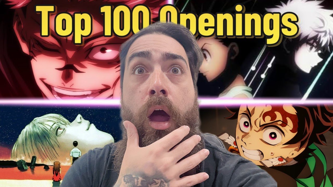 METAL Fan Reacts TOP 100 Most Listened Anime Openings of all time