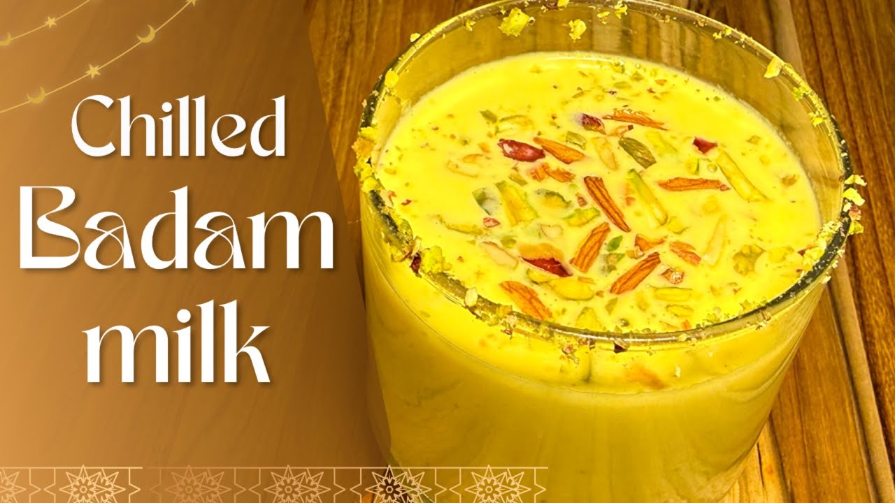 This Chilled Badam Milk Will Be Your New Summer Addiction 🥛❄️💛